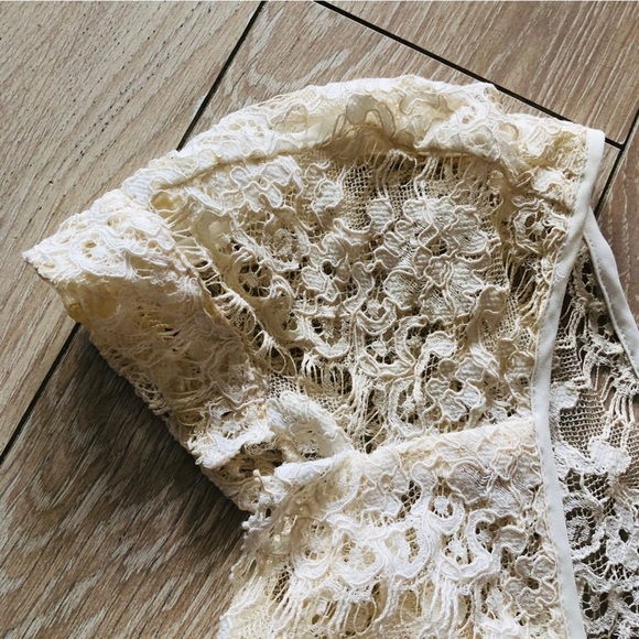The Kooples Layered Lace Mini Dress in Cream White Size 38 /US Size M - Picture 5 of 15